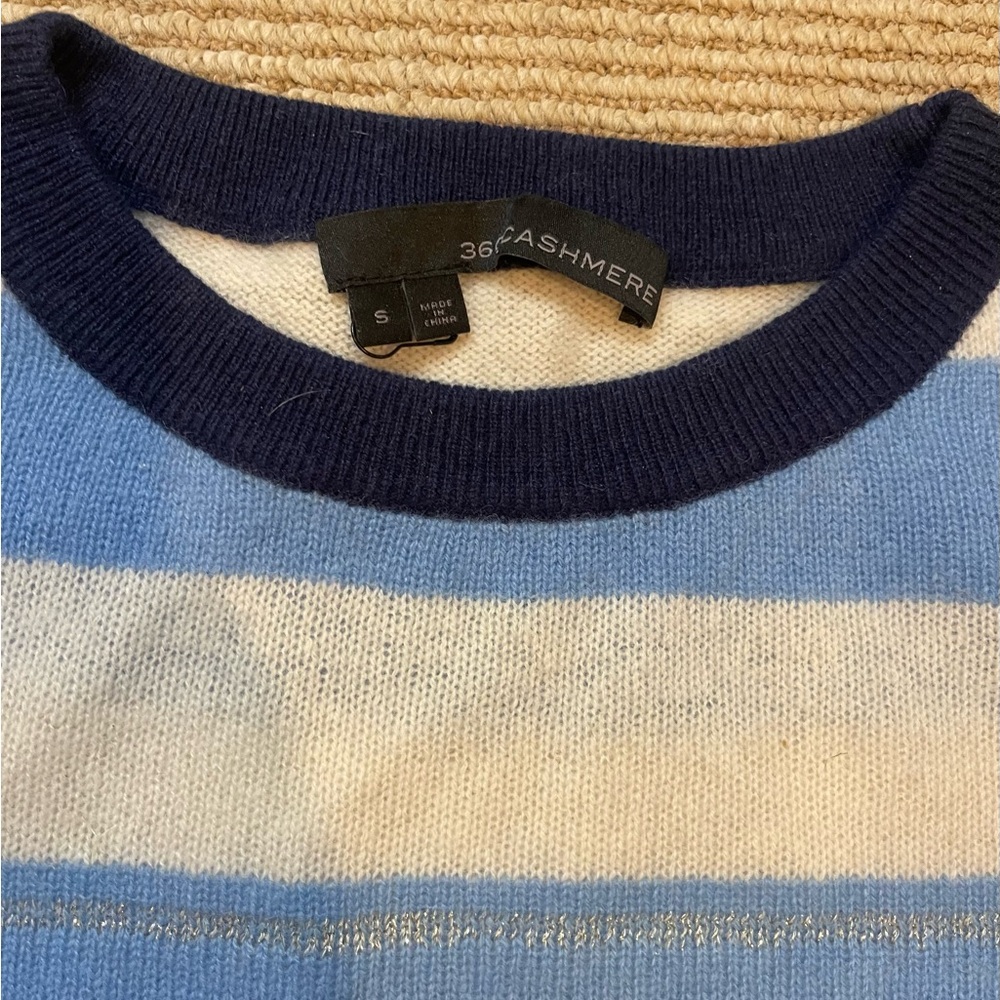 360 Cashmere Multicolor Striped Sweater - Picture 6 of 11